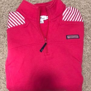 Pink Vineyard Vines Pullover